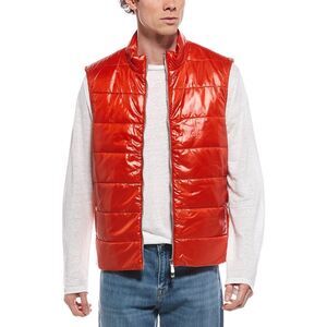Eleventy Mens Gilet Vest, Red